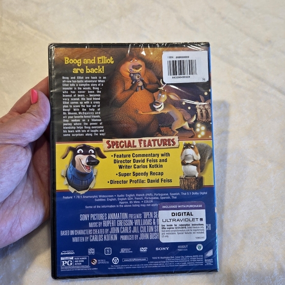 🌴3/$15🌴 OPEN SEASON DVD Animation PROMO 2016 Sony Brand New Sealed - Picture 4 of 7